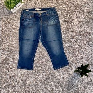 Torrid crop jeans